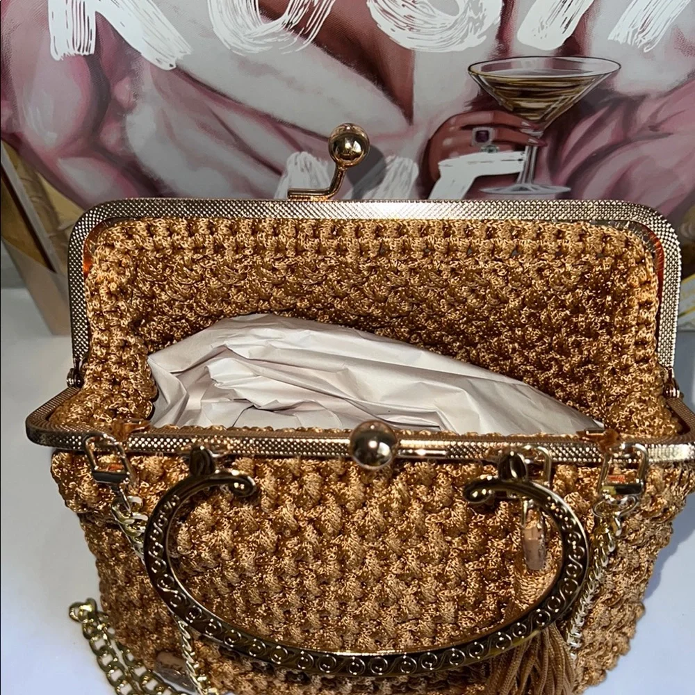 Hand Crafted Clutch Shoulder Bag